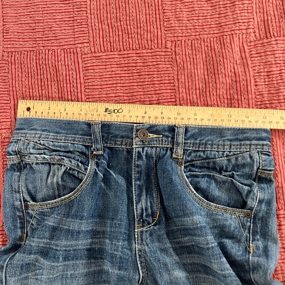 Seven7 Blue Denim Jeans waist 31” hem 31.25” W31L31 blue fade distressed pants - Picture 7 of 16